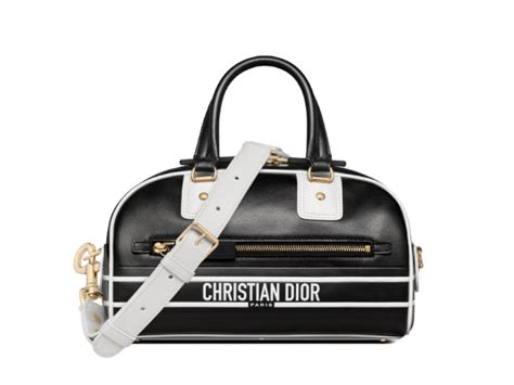 small dior vibe zip bowling bag|Small Dior Vibe Zip Bowling Bag White and Blue Smooth Calfskin .